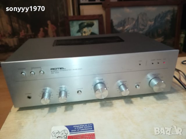 ROTEL AMPLIFIER-ВНОС SWISS 2601240813, снимка 10 - Ресийвъри, усилватели, смесителни пултове - 43981225