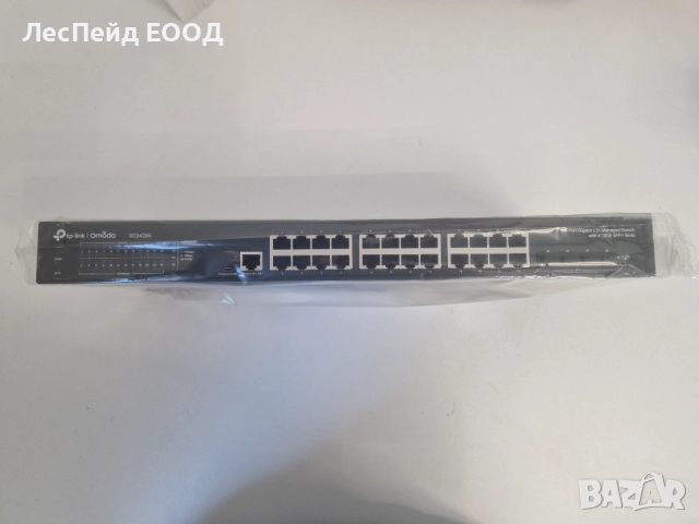 24-портов гигабит L2 управляем комутатор TP-Link TL-SG3428X с 4-SFP+, снимка 3 - Суичове - 51974127