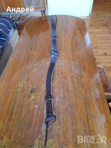 Стара кожена ремъчка,ремък за пушка #15, снимка 5 - Други ценни предмети - 53519056