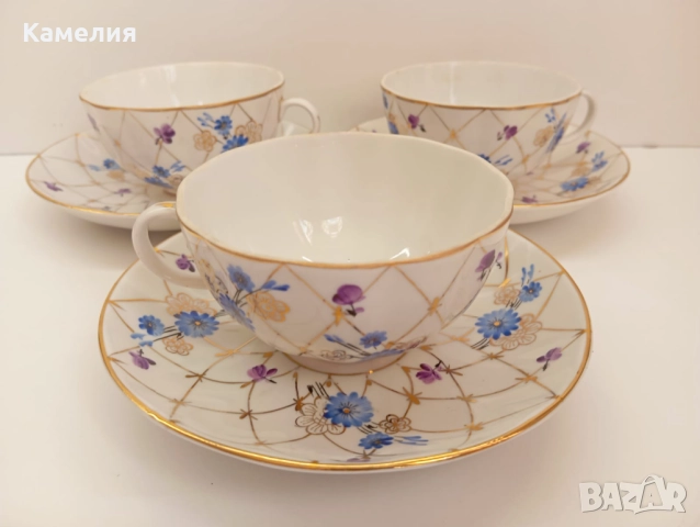 Руски порцелан , снимка 2 - Чаши - 52943242