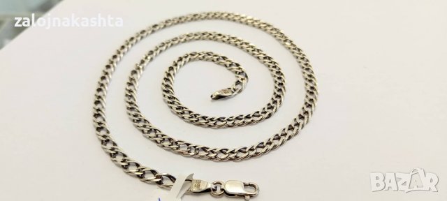 Сребърен синджир-12.58гр/925, снимка 2 - Колиета, медальони, синджири - 38356660