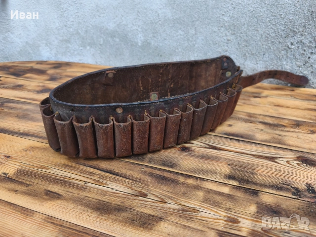 Стар кожен патрондаж 