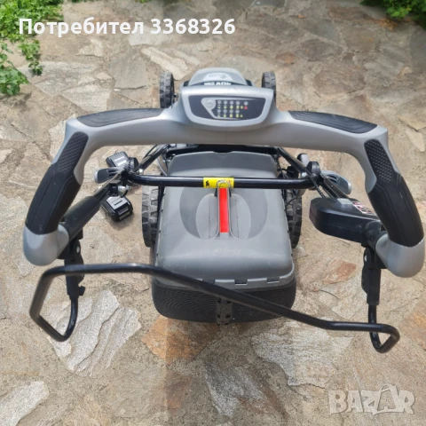 Акумулаторна косачка Mr.Gardener + листосъбирач, снимка 4 - Градинска техника - 50509482