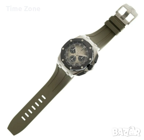 Audemars Piguet Royal Oak Offshore Chronograph 43mm Khaki & Ceramic Bezel, снимка 10 - Мъжки - 52999054