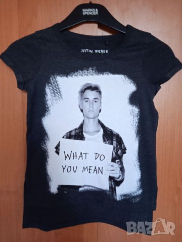 Тениска с Justin Bieber, снимка 3 - Детски тениски и потници - 33164362