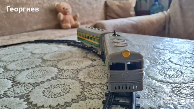 Детска играчка влакче СССР , снимка 4 - Антикварни и старинни предмети - 50390833