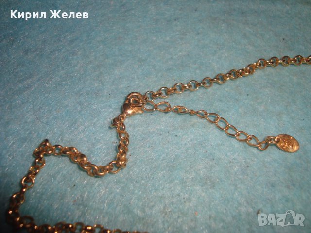 ПОЗЛАТЕНО КРАСИВО МАРКОВО КОЛИЕ с ФАСЕТИРАН ЦИТРИН 15415 , снимка 14 - Колиета, медальони, синджири - 35307932