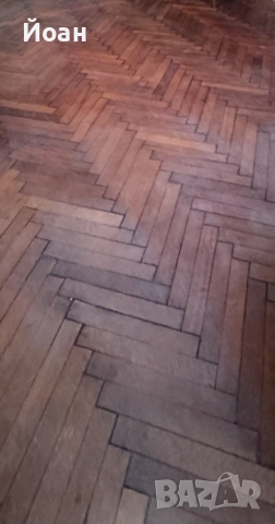Масивен дървен паркет „рибена кост“ около 32 кв.м – София, снимка 4 - Декорация за дома - 53288713