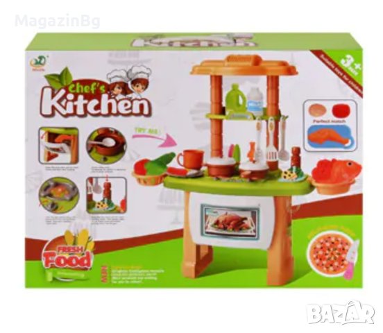 Детска Кухня с пица и аксесоари 42 елемента
Играчка Чудесен Подарък 
, снимка 2 - Други - 43070273