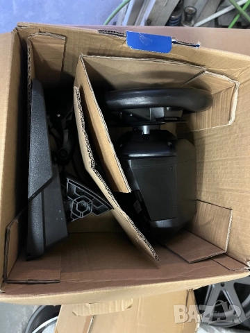 Thrustmaster T128,  волан и педали, PlayStation 5, PlayStation 4, PS, снимка 7 - Игри за PlayStation - 52631468