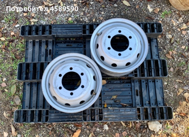 Оригинални железни джанти 15цола 6x170 за ДВОЙНА ГУМА Nissan Cabstar NT400(2014-2023),Renault Maxity