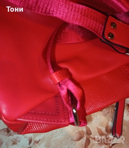 PAOLO BOCELLI Оригинал Нова Кожена Дамска Раница , снимка 13 - Чанти - 52418686