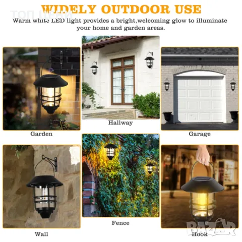 Ретро соларна къмпинг лампа, снимка 5 - Соларни лампи - 47770343