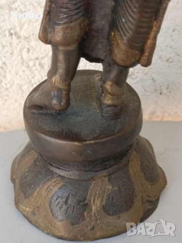 Антикварна Бронзова Скулптура на Индийския Бог ШИВА 1890 г, снимка 8 - Антикварни и старинни предмети - 44847798