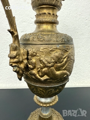 Бароков съд / кана за вода / вино. №7582, снимка 3 - Антикварни и старинни предмети - 52316358