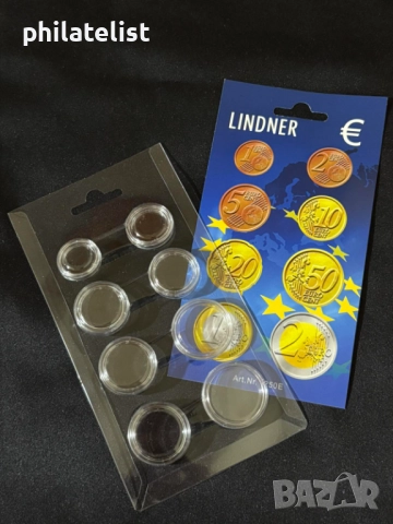 LINDNER – Опаковка за евро сет от 1 цент до 2 евро с капсули, снимка 4 - Нумизматика и бонистика - 52894594