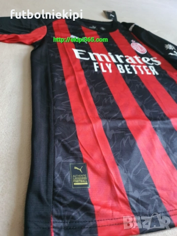 Милан титулярна тениска нов сезон 2025/26, снимка 3 - Спортни дрехи, екипи - 46281742