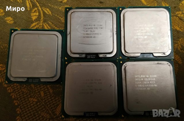 CPU Intel - Core 2 Duo, Dual Core, Single Core, снимка 8 - Процесори - 23430191