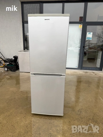 Сив хладилник с фризер Siemens 159см 