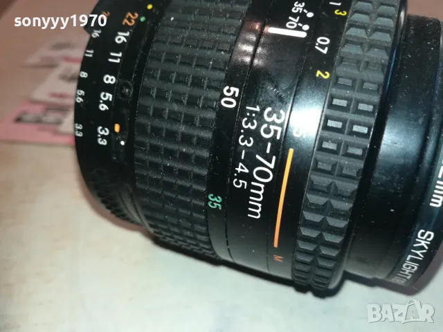 NIKON MADE IN JAPAN-ОБЕКТИВ ВНОС SWISS 0111241616, снимка 7 - Обективи и филтри - 47803676