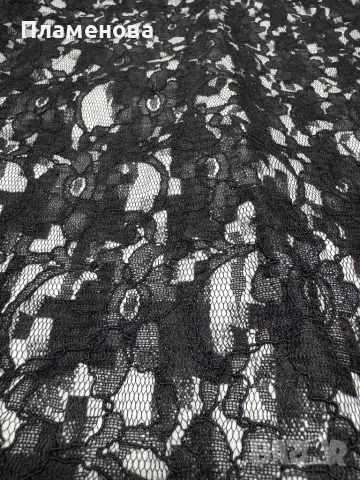 Черно Бяла рокля с дантела - one size , снимка 6 - Рокли - 48688308