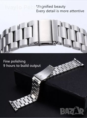Метална верижка / каишка за APPLE WATCH 38/40/41 - 42/44/45 mm. , снимка 6 - Каишки за часовници - 34852448