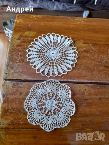 Стара плетена покривка #23, снимка 5 - Антикварни и старинни предмети - 44087009