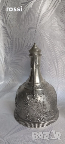 Vintage. Нов немски калаен сервиз за ракия, мотив "Lindenwirtin", снимка 7 - Антикварни и старинни предмети - 51571564