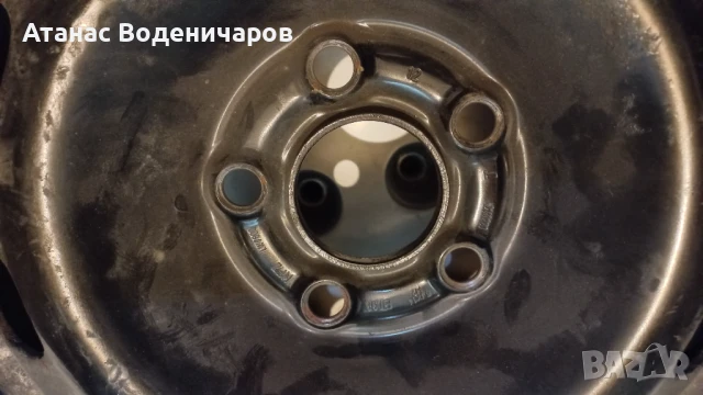 Железни джанти 14 цола - Фолксваген, Шкода, Сеат, снимка 7 - Гуми и джанти - 51324612