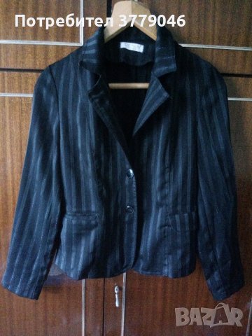 Черно дамско сако