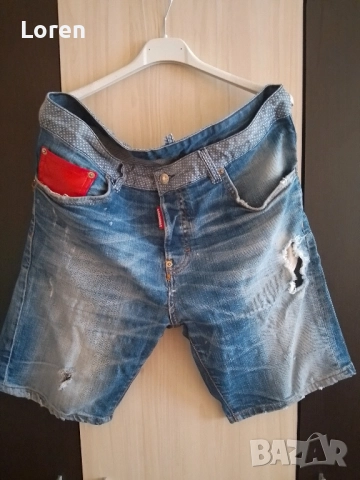 *Desquart 2*Мъжки къси дънкови панталони, снимка 3 - Панталони - 52637178