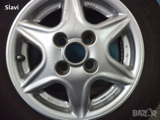 BBS djanti s gumi 165/70R13 4X100 et38 5,5j za Opel,VW,Reno , снимка 5 - Гуми и джанти - 26674315