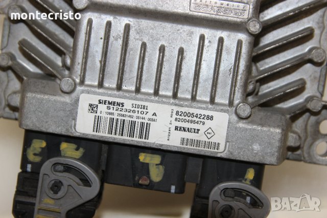 Моторен компютър Renault Megane II (2002-2008г.) S122326107 A / S122326107A / 8200542288 / SID381, снимка 2 - Части - 43580122
