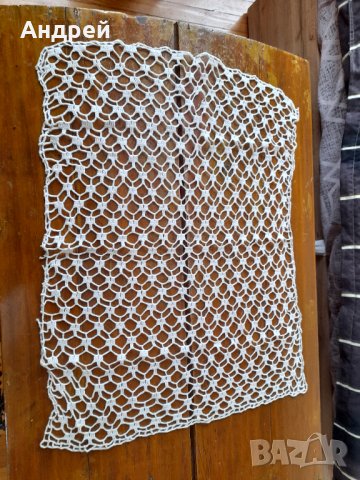 Стара плетена покривка #21, снимка 5 - Антикварни и старинни предмети - 44086962
