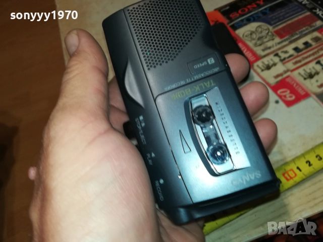 SANYO+КАСЕТА+КОЖЕН КЕЙС-ВНОС SWISS 2210250738, снимка 15 - Радиокасетофони, транзистори - 52138517