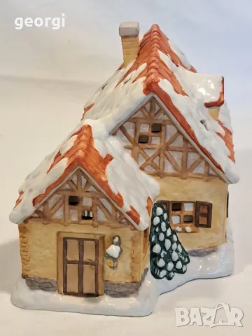баварска коледна порцеланова къщичка Goebel   6/6, снимка 2 - Колекции - 47326860