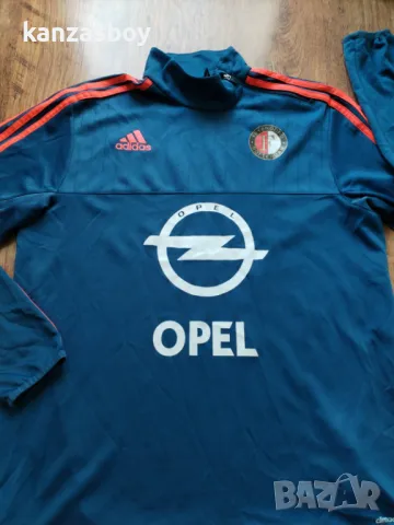 Adidas FC Feyenoord Football Training Sweatshirt Opel - страхотна футболна блуза Л, снимка 4 - Спортни дрехи, екипи - 49963671