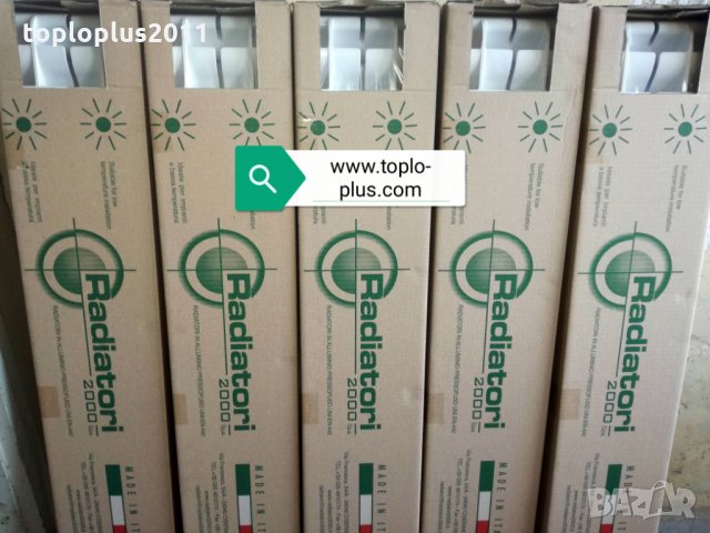 Италиански алуминиеви радиатори Н500, снимка 2 - Радиатори - 28553950
