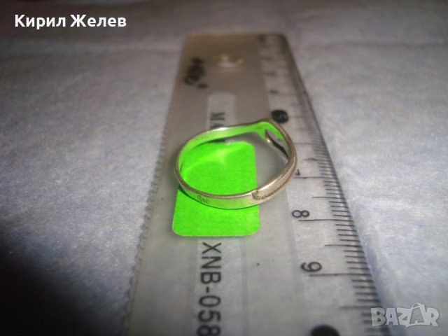 НЕЖЕН ФИНО РЪЧНО ОРНАМЕНТИРАН СРЕБЪРЕН АРТ ПРЪСТЕН СРЕБРО 925 МАЙСТОРСКО БИЖУ РЪЧНА РАБОТА 32394, снимка 5 - Пръстени - 38330238