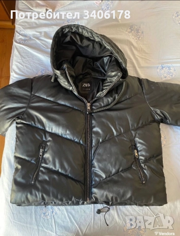 Зимно кожено яке Зара 