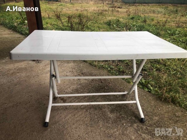 Маси с метална основа + столове - комплекти, снимка 5 - Градински мебели, декорация  - 38990293