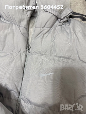 Сиво дебело яке NIKE, снимка 2 - Якета - 52697691