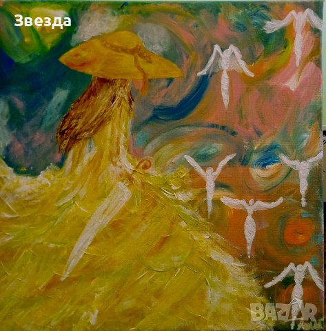 Картина "Ангели пазители", снимка 1