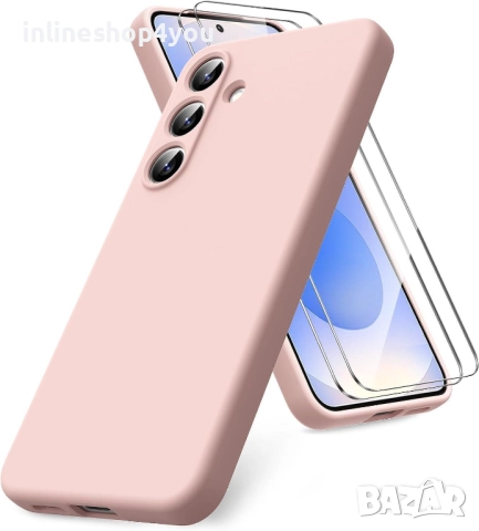 Матов Силиконов Кейс за Samsung Galaxy S25+ Plus, снимка 5 - Калъфи, кейсове - 52647506