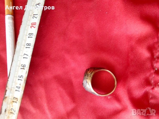 Страхотен месингов пръстен Трети райх Мъртвешка глава , снимка 5 - Колекции - 36826693