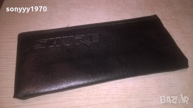 SHURE-ЗА ПРОФИ МИКРОФОН-КОЖЕН КЕИС С ЦИП 21Х10СМ, снимка 4 - Микрофони - 27944342