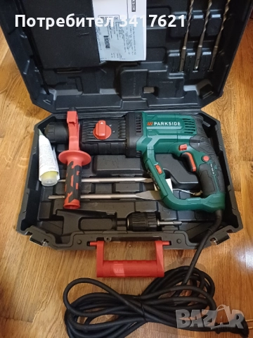Перфоратор Parkside, снимка 3 - Бормашини - 52887162