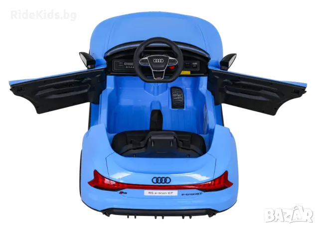 Audi RS E-Tron GT 12V – Детска акумулаторна кола, Синя, EVA гуми, снимка 9 - Детски велосипеди, триколки и коли - 50420834