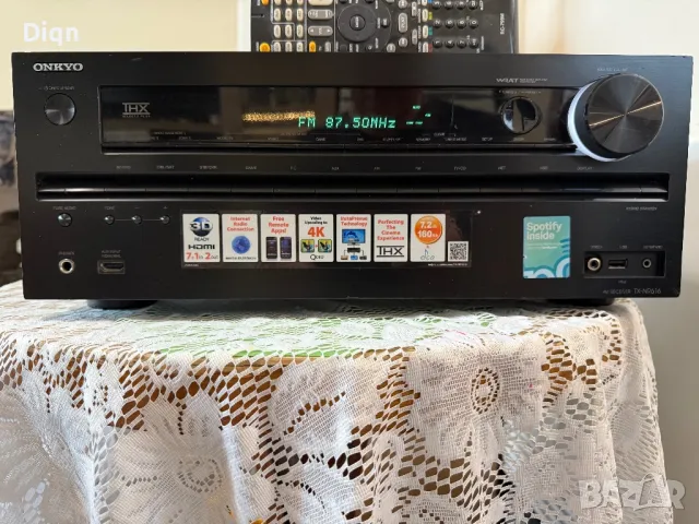 Onkyo TX-NR616 , снимка 3 - Ресийвъри, усилватели, смесителни пултове - 50098590