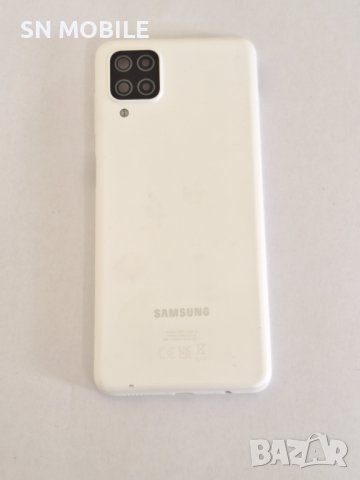 Заден капак за Samsung A12/A12 Nacho/A12s A127 бял употребяван, снимка 1 - Резервни части за телефони - 43184757